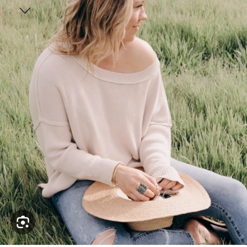 Cozy Beige Knit Sweater
